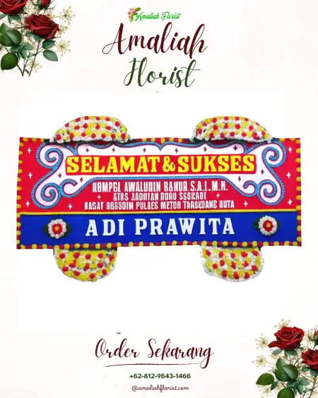 Papan Bunga Ucapan Selamat Socorejo